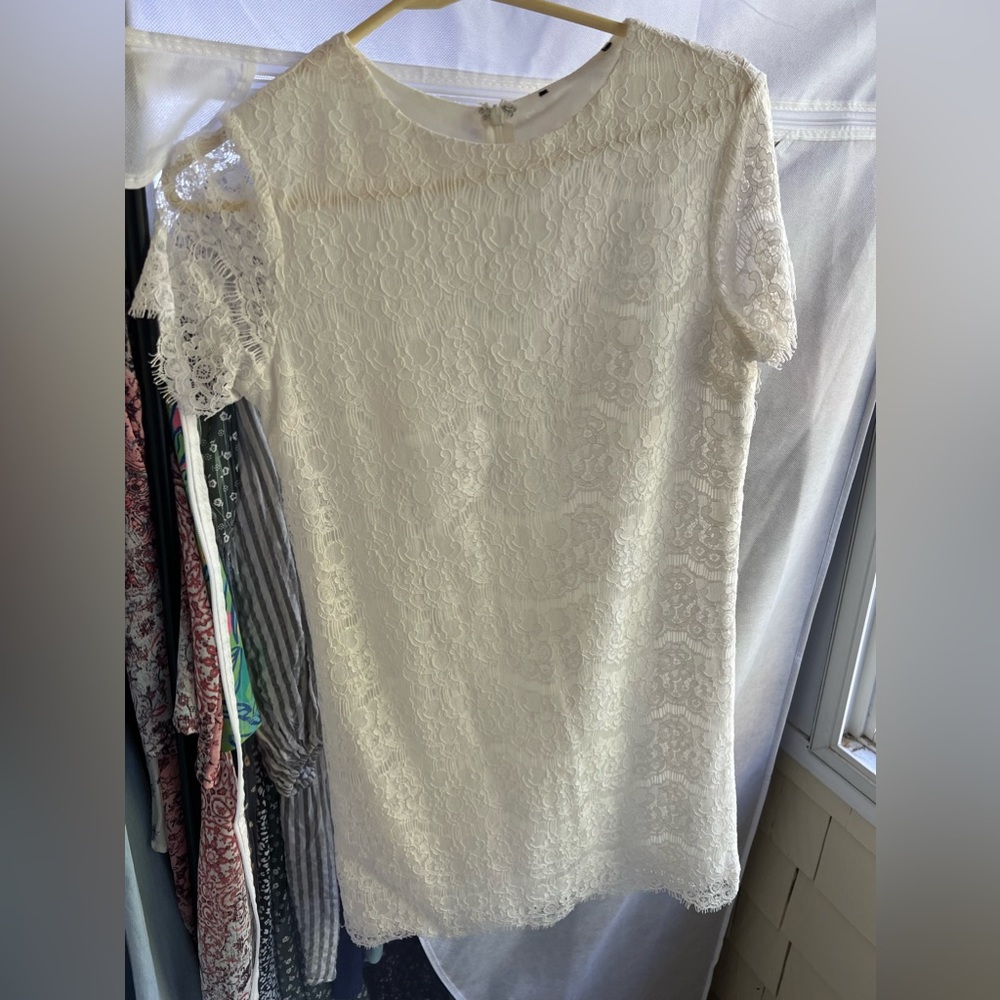 XS White Lace Dress